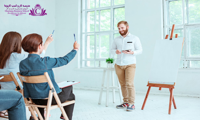 نکاتی قدرتمند برای بهبود مهارتهای سخنرانی افراد خجالتی 5 در سخنرانی برای کاهش خجالت با سوال هایی از شنوندگان بخواهید ارتباط برقرار کنند